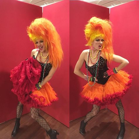 Cyndi Lauper Outfit, Cyndi Lauper 80s Fashion, Cyndi Lauper Costume, Cindy Lauper 80's, Drag Inspiration, Decades Party, Concerts Outfits, 80's Party, 80s Costume