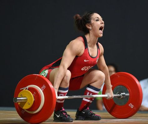 How Many Times a Week Should You Train the Olympic Lifts? – BarBend Olympic Lifting Program, Olympic Lifting Workouts, Olympic Weightlifting Women, Olympic Weightlifting Workouts, Weightlifting Competition, Olympic Lifts, Lifting Programs, Lifting Motivation, Lifting Workouts