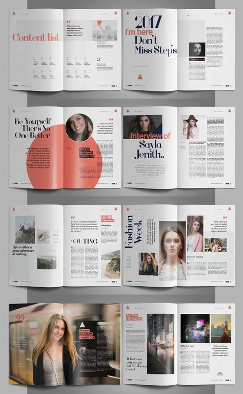 Magazine Design Layouts Adobe Indesign, Magazine Reference Layout Design, Magazine Inner Page Design, Clean Magazine Layout, Magazine Layout Interview, Coffee Table Book Layout, School Magazine Ideas, Layout Editoriale, Digital Magazine Layout