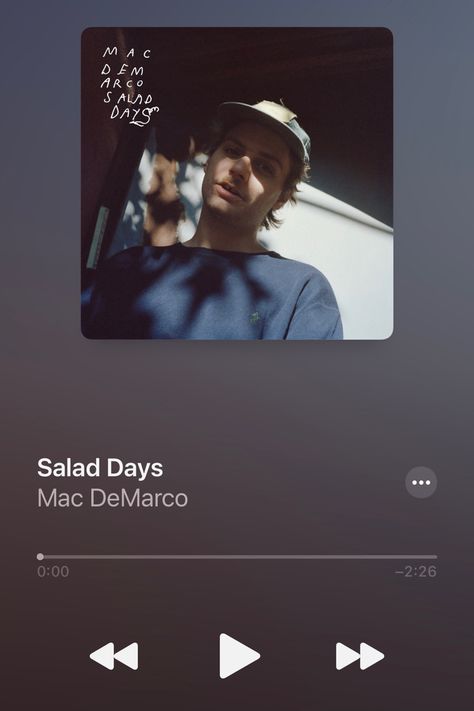 salad days by mac demarco day 8 of the 30 day song challenge for october 2020! i couldnt be too obvious and say watermelon sugar 🤪 Salad Days Mac Demarco, Mac Demarco 2, Mac Demarco, 30 Day Song Challenge, Song Challenge, Watermelon Sugar, A Song, Music Bands, Watermelon