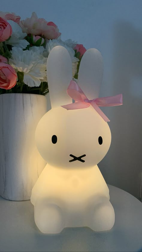 Miffy Lamp, Coquette Stuff, Cute Lamps, Rabbit Light, Bunny Lamp, Baby Birthday Gifts, Led Color Changing Lights, Bunny Gifts, Kids Night