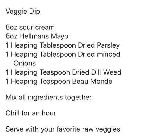 Beaumonde Dill Dip, Seasoning Combinations, 3 Ingredient Dinners, Dip Mixes, Dips Recipes, Dill Dip, Delicious Dips, Dinners Easy, Delicious Dips Recipes