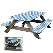 Picnic Table Cover, Reusable Plastic Bags, Picnic Table Covers, Wooden Picnic Tables, Fitted Tablecloths, Bench Covers, Camping Organization, Outdoor Furniture Covers, Perfect Picnic