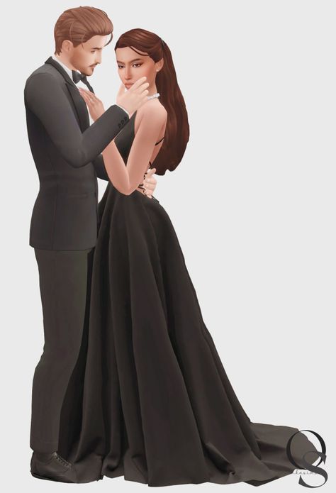 moonlightsims🌙 Sims 4 Wedding Tuxedo, Sims 4 Prom, Sims 4 Wedding Dress, Brindleton Bay, Charity Ball, Dress Necklace, Suit Hat, Necklace Dress, Prom Suits