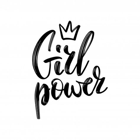 Letras Cool, Girl Power Quotes, Kutek Disney, Girl Empowerment, Image Svg, T Shirt Image, Lettering Quotes, Anything Is Possible, Power Girl