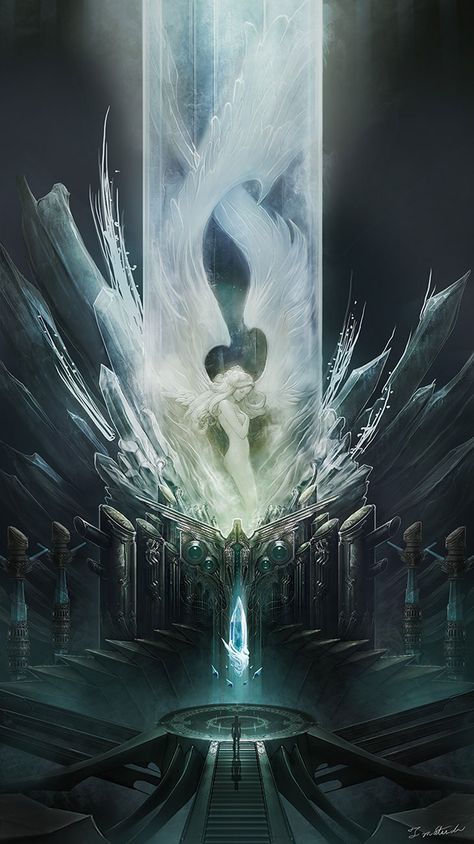 The Crystal from Mobius Final Fantasy Final Fantasy Landscape, Mobius Final Fantasy, Fantasy Crystal, Final Fantasy Art, Fantasy Worlds, Fantasy Concept, Fantasy Places, Fantasy Art Landscapes, Fantasy Concept Art