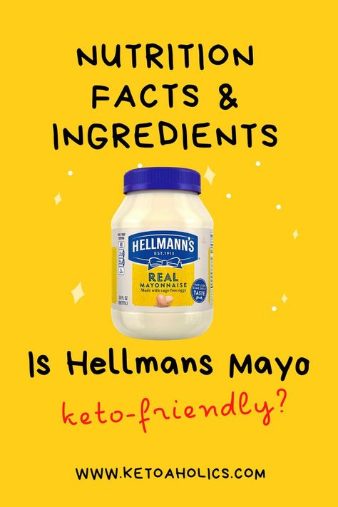 ..So why is mayonnaise considered as a prized condiment, not only for Americans but for keto-enthusiasts too? We’re here to answer that very question. From keto-friendly benefits to proving that mayonnaise can be added to your health plan, this article will give you a comprehensive insight into the beauty that is Hellman’s mayonnaise... Is Mayo Keto Friendly, Keto Mayonnaise, Keto Mayo, Healthy Mayonnaise, Hellmans Mayo, Low Salt, Net Carbs, Health Plan, Canola Oil