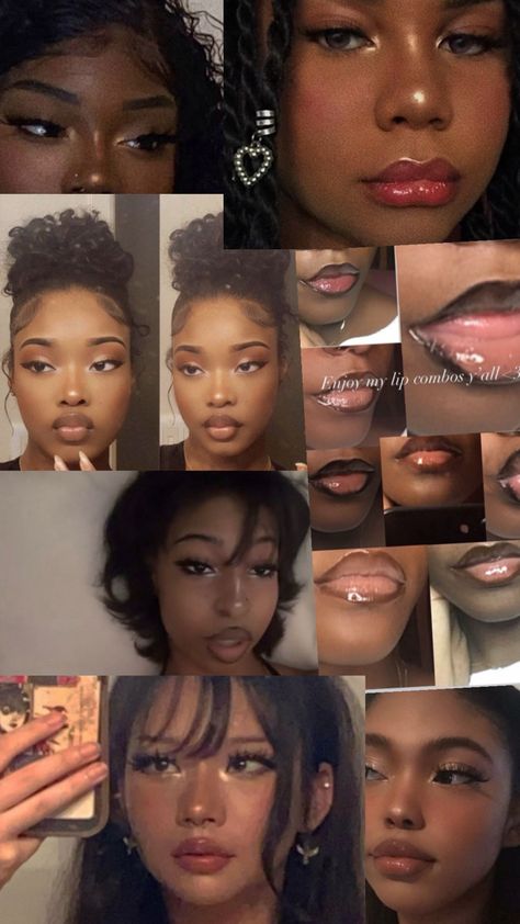 Pinterest Makeup Tutorial, Makeup Baddie Girl, How To Do Latina Makeup, Button Nose Makeup, Picture Day Makeup School, Makeup For School Teenagers, Makeup Products For Black Women, Mixed Girl Makeup, Doyun Makeup Look