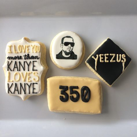 Kanye West Graduation Theme Party, Kanye West Birthday, Graduation Cookies, Graduation Theme, Phone Design, Grad Party, Grad Parties, Birthday Bash, Kanye West