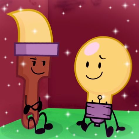 Paintbrush And Lightbulb Ii Matching Pfp, Lightbrush Matching Pfp, Lightbulb And Paintbrush, Paint Brush Inanimate Insanity, Inanimate Insanity Paintbrush, Inanimate Insanity Lightbulb X Paintbrush, Inanimate Insanity Bright Lights, Lightbulb Inanimate Insanity, Bfb Ships