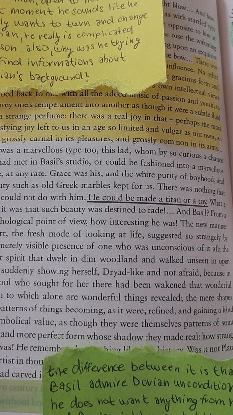 Picture Of Dorian Gray Annotations, Pictures Of Dorian Gray, Dorian Gray Book, The Picture Of Dorian Gray, Picture Of Dorian Gray, Book Annotations, Book Annotation, Dorian Gray, Oscar Wilde