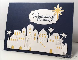 MyDiane Designs: In Bethlehem, Night In Bethlehem, Rose Garden, Bethlehem, Stampin' Up! Night In Bethlehem, Nativity Christmas Cards, Card Night, Bethlehem Star, Christmas Religious, Christmas Card Inspiration, The Nativity, Stampin Up Christmas Cards, Crumb Cake