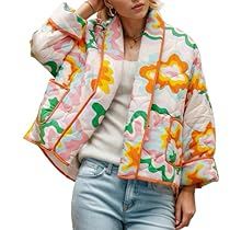 Shawl Collar Coat, Stand Collar Coat, Patchwork Coat, Floral Print Kimono, Cropped Puffer Jacket, Bright Winter, High Street Fashion, Stylish Coat, Quilted Puffer Jacket