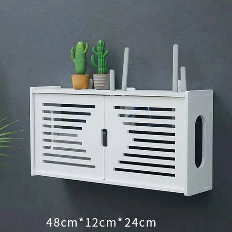 Hide Router, Router Box, Router Storage, Secret Storage, Pvc Panels, Cable Storage, Shelf Wall, Wifi Router, Cable Organizer