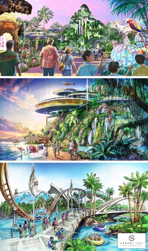 Theme Park Drawing, Theme Park Design, Theme Park Layout, Theme Park Architecture, Planet Coaster Ideas, Theme Park Design Architecture, Planet Coaster Inspiration, Theme Park Concept Design, Futuristic Amusement Park