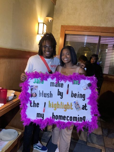 Homecoming proposal Homecoming Proposal Ideas Black People, Hoco Proposals Ideas Black People, Princess And The Frog Homecoming, Princess And The Frog Hoco, Asking To Homecoming, Tito Jackson, Cute Homecoming Proposals, Hoda Kotb, Maggie Smith