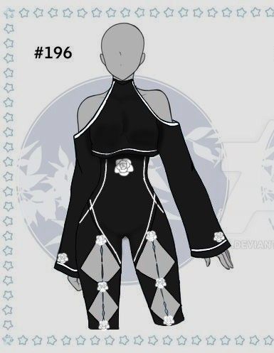 Girl anime clothes. Black And White Outfit Drawing, Anime Demon Outfit, Black And White Hero Costume, Black And White Superhero Suit, Villain Clothes Male, Spy Outfit Drawing, Anime Costume Design, Outfit Ideas Anime Character Design, Cool Anime Outfits