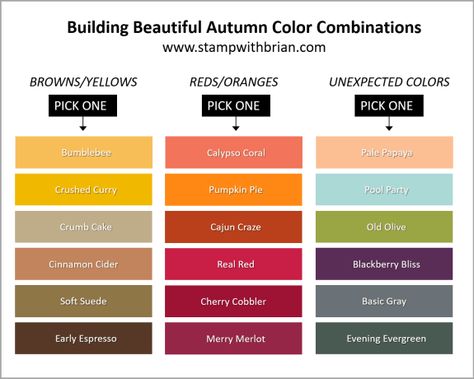 Stampin Up Fall Color Combos, Skin Tone Clothing, Tonal Dressing, Pantone Fall, Colors Of Fire, Color Combinations For Clothes, Color Board, Colour Theory, Deep Autumn