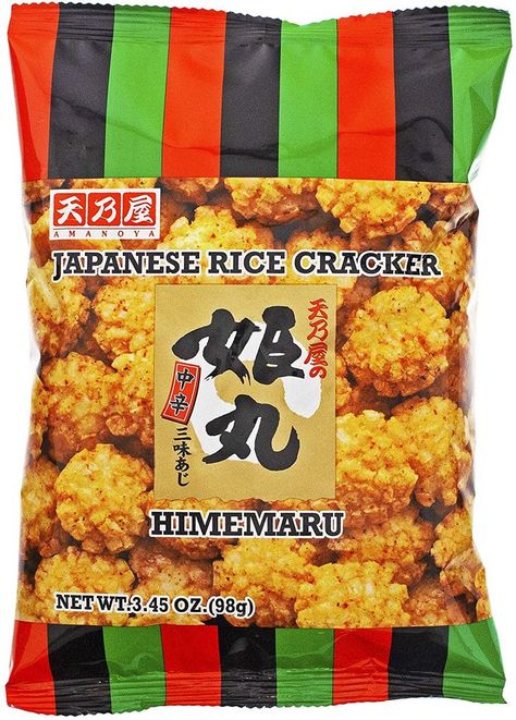 Amanoya Himemaru Japanese Rice Cracker Japanese Snacks Product of Japan Gourmet Food Candy chocolate Gummy okashi oyatsu Hawaiian Rice, Japanese Rice Crackers, Hawaiian Snacks, Japanese Food Packaging, Party Mix Snacks, Food Gift Basket, Rice Cracker, Rice Crackers, Savory Rice