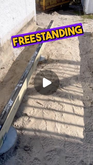 Building A Deck Frame, Deck Footings, Freestanding Deck, Building A Floating Deck, Decking Base, Deck Framing, 100k Views, Deck Building, House Wall Design