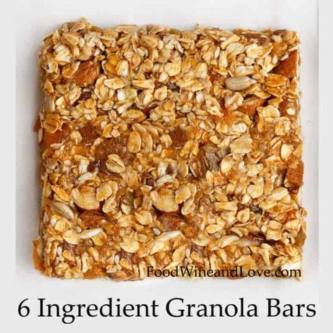 6 Ingredient Granola Bars this is both a healthy and a delicious recipe that you could east as a snack or for breakfast. Make this recipe gluten free and low fat. Mediterranean diet Mediterranean Style Chicken, Chocolate Cake For Two, Soft Granola, Cake For Two, Pantry Meals, Bars Healthy, Delicious Chocolate Cake, Healthy Snack Bars, Sugar Free Peanut Butter