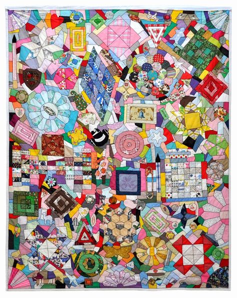 Wonkyworld: One-of-a-Kind 1970s Crazy Quilt Crazy Quilt Blocks, Feather Stitch, Free Motion Quilt Designs, Sampler Quilts, Crazy Quilt, Antique Quilts, Stitching Art, Scrap Quilts, Crazy Quilts