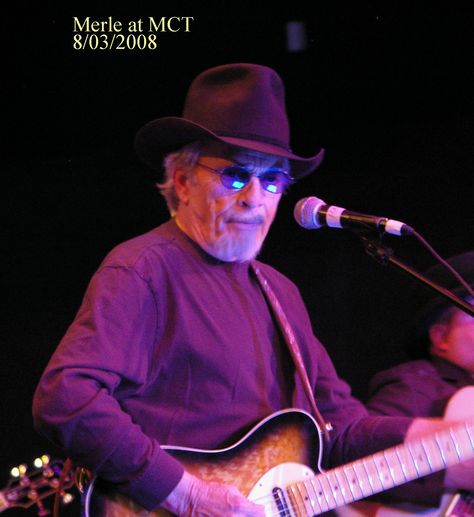 Merle Haggard (2008) Merle Haggard, Big City, Country Music, Comedians, The Man, Talk Show, Actors, Hats, Music