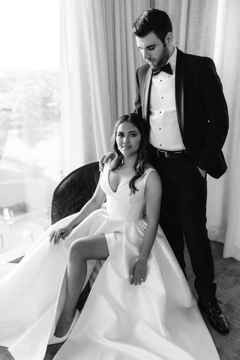 Wedding Gown And Suit, Wedding Hotel Room, Shooting Couple, Sky City, In The Mood For Love, Mood For Love, Pre Wedding Poses, Anniversary Photoshoot, Bride And Groom Pictures