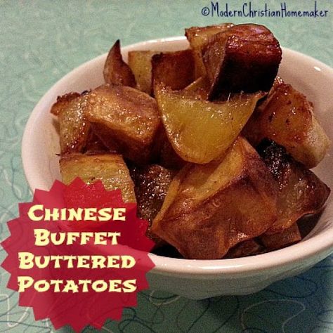 Chinese Buffet Buttered Potatoes Buffet Potatoes Recipe, Chinese Buffet Potatoes Recipe, Buffet Potatoes, Buttered Potatoes, Chinese Buffet, Butter Potatoes, Chinese Foods, Chinese Restaurants, Chinese Food Recipes