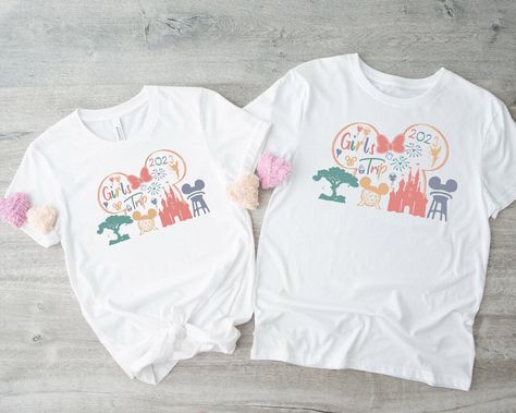 Girls Trip Disney Shirts, Disney Girls Trip Shirts, Girls Disney Trip, Disney Girls Trip, Disney Trip Shirts, Trip Shirts, Disneyland Shirts, Girls Disney, Girls Trip Shirts