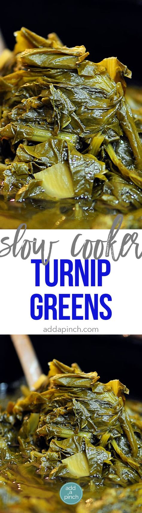 Frozen Turnip Greens Recipe Easy, Frozen Turnip Greens Recipe, Greens Recipe Soul Food, Vegan Greens, Turnip Recipes, Vegan Crockpot, Turnip Greens, Paleo Crockpot, Southern Dishes