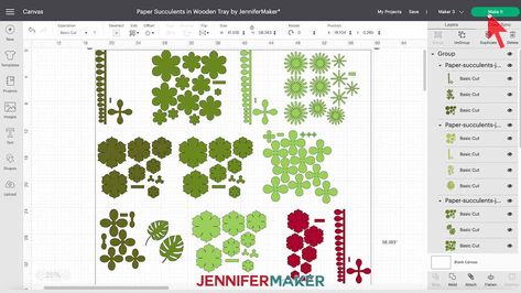 DIY Paper Succulents: 18 Free Templates + Display Idea! - Jennifer Maker Succulent Tray, Printable Leaves, Ranger Distress Ink, Jennifer Maker, Paper Succulents, Flowering Succulents, Finger Protector, Paper Plants, Plants Succulents