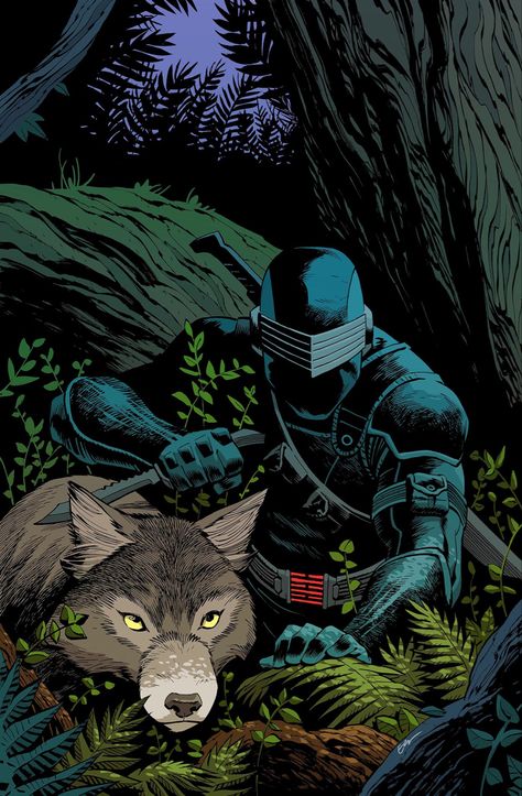 GI Joe: A Real American Hero #301 [Image] | Textless variant cover by Ethan Young Snake Eyes Gi Joe, Gi Joe Cartoon, Gi Joe Characters, Max Steel, Shadow Warrior, Marvel Comics Wallpaper, Snake Eyes, Superhero Characters, 80s Cartoons