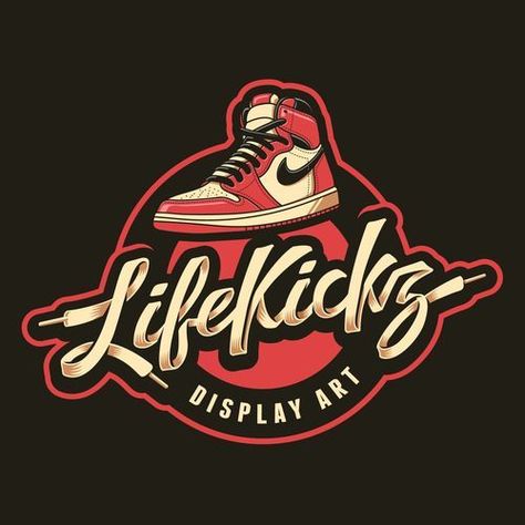 Shoe Logo Ideas, Shoe Logo Design, Sneaker Logo, Lettering Logotype, Shoe Store Design, Y2k Logo, Shoes Logo, Logotype Typography, Free Logo Templates