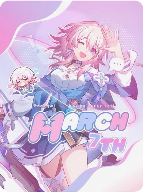 Honkai Star Rail Widget, Truk Besar, Happy March, March 7th, Love My Best Friend, Star Character, A Silent Voice, March 7, Honkai Star Rail