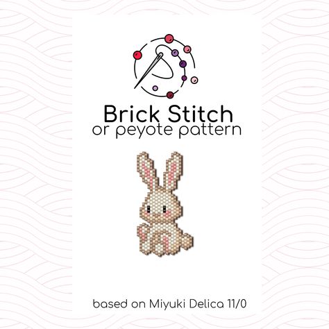 Brick Stitch Pokemon, Disney Brick Stitch Patterns, Easter Brick Stitch Pattern, Disney Brick Stitch Bead Pattern, Animal Brick Stitch Pattern, Seed Bead Crafts, Beadwork Tutorial, Brick Stitch Pattern, Beaded Earrings Patterns