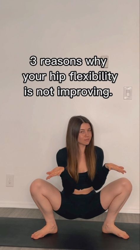 Flexibility Journey, Best Exercise For Hips, Hip Mobility Exercises, Hip Flexor Exercises, Hip Opening Yoga, Hip Flexibility, Yoga Routine For Beginners, Full Body Workout Routine, Lower Back Pain Exercises