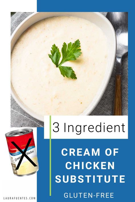 Keto Cream Of Chicken Soup Recipes, Low Carb Cream Of Chicken Soup, Cream Of Chicken Replacement, Easy Cream Of Chicken Soup, Cream Of Chicken Soup Substitute Healthy, Cream Of Chicken Substitute, Keto Cream Of Chicken, Gluten Free Cream Of Chicken Soup Substitute, Homemade Cream Of Chicken Soup Gluten Free