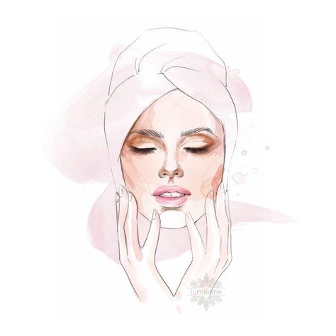 Skin Care Pictures, Beauty Skin Quotes, Makeup Illustration, Make Up Inspiration, Girly Wall Art, Beauty Ad, Facial Spa, Beauty Illustration, Creative Instagram Photo Ideas