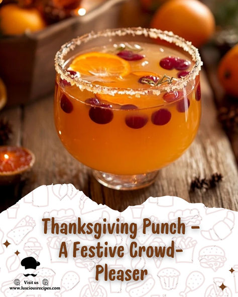 A refreshing Thanksgiving Punch with apple cider, cranberry, and orange juice. Perfect for fall gatherings, this non-alcoholic drink delights all ages. Fall Punch Recipes Non Alcoholic, Apple Cider Punch Recipes, Fall Punch Recipes, Autumn Punch, Prosecco Punch, Thanksgiving Punch, Apple Cider Punch, Unsweetened Cranberry Juice, Non Alcoholic Punch