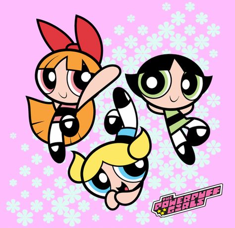 Emily, Allison and me Power Puff Costume, Drink Boba, Powder Puff Girls, Pink Nintendo, Power Puff Girls Z, Room Wallpaper Designs, Powerpuff Girls Cartoon, Super Nana, Jojo Siwa Bows