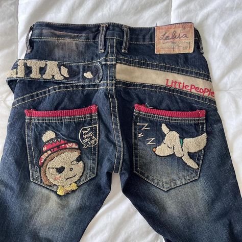 Depop Keywords, Depop Sellers, Yoshitomo Nara, Low Waisted, Nara, Jeans Size, Lookbook, Pants, Closet