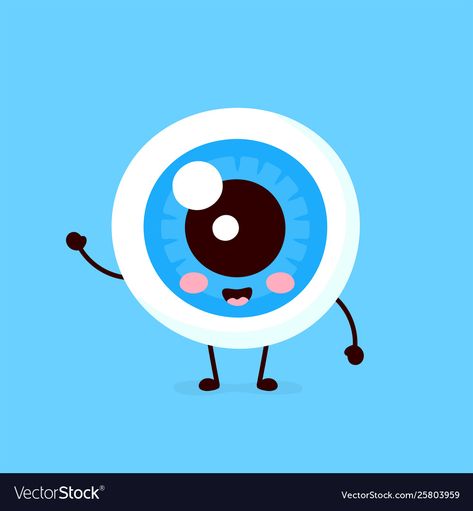 Eye Character, Salam Image, Human Eyeball, Food For Eyes, Happy Human, Eye Eye, Skin Care Face Mask, Character Vector, Cartoon Logo