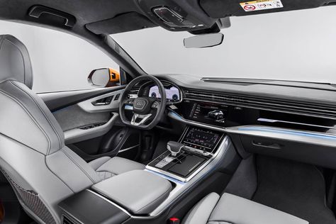 2023 Audi Q8 Interior Pictures Audi Rs5 Sportback, Luxury Car Garage, Audi Q8, Luxury Car Interior, High End Cars, Audi A7, Volkswagen Models, Interior Pictures, Audi Rs