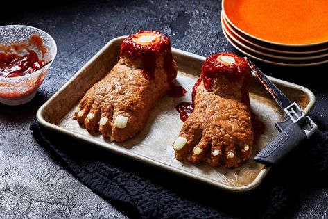 It’s almost Halloween, and ‘feetloaf’ is already giving us nightmares - The Washington Post Sweet Cherry Pie, Chicken Meatloaf, Deviled Eggs Easy, Cherry Filling, Classic Candy, Braised Chicken, Red Food Coloring, Harvest Time, Red Food