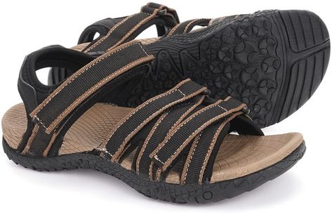 WHITIN Women s Hiking Sandals with Arch Support | Adjustable Hook and Loop Straps | Durable Sport Sandals for Outdoor Adventu Wide Toe Box Shoes, Hiking Sandals Womens, 2022 Shoes, Zero Drop Shoes, Pillow Slippers, Womens Hiking, Water Sandals, Hiking Sandals, Outdoor Sandals