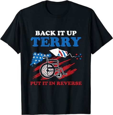 🔆Solid colors: 100% Cotton; Heather Grey: 90% Cotton, 10% Polyester; All Other Heathers: 50% Cotton, 50% Polyester Imported 🔆Pull On closure 🔆Machine Wash Lets celebrate america's birthday by getting this funny back up terry put it in reverse T-Shirt. The perfect gift for memorial day or independence day. Mens Patriotic Shirts, 4th Of July Clothing, 4th Of July Funny, 4th Of July Design, July Design, Funny 4th Of July, American Casual, American Dad, 4th Of July Outfits