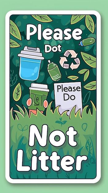 Stop Littering Poster, The Text, Ads Creative, Please Do, Graphic Resources, Texts, Sketch Book, Dots, Sketch