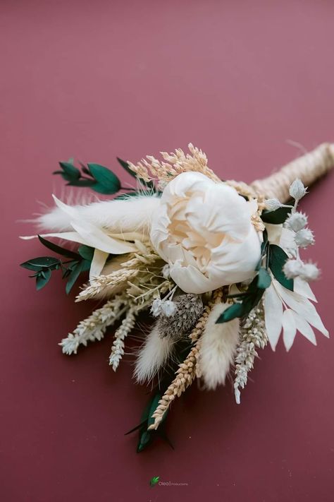 Sola dried flowers | Romantic Filipino Boho wedding Flowers Romantic, Groom Boutonniere, Dried Flower Bouquet, Boutonniere, Boho Wedding, Flowers Bouquet, Dried Flowers, Jay, Flowers