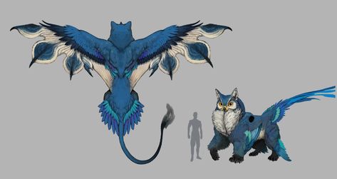 ArtStation - Griffin, Park Sekwang Creature Fantasy, Mythical Creatures Fantasy, Arte Van Gogh, Creature Artwork, Fantasy Beasts, Alien Concept Art, Monster Concept Art, Creature Drawings, Fantasy Creatures Art